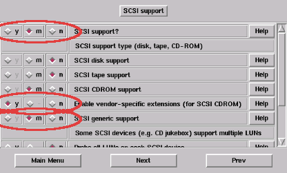 SCSI-Optionen f&uuml;r IDE-Brenner