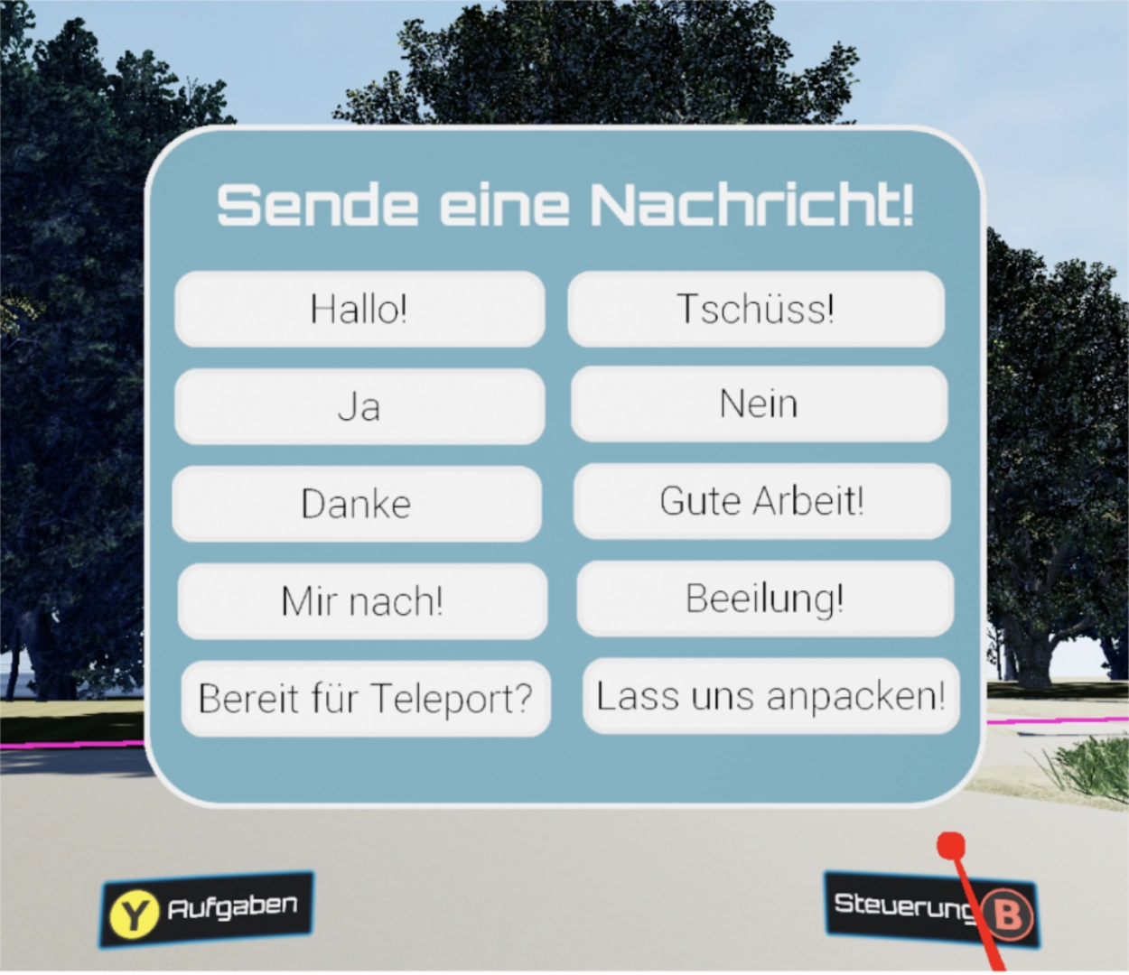 Chat to communicate with other players